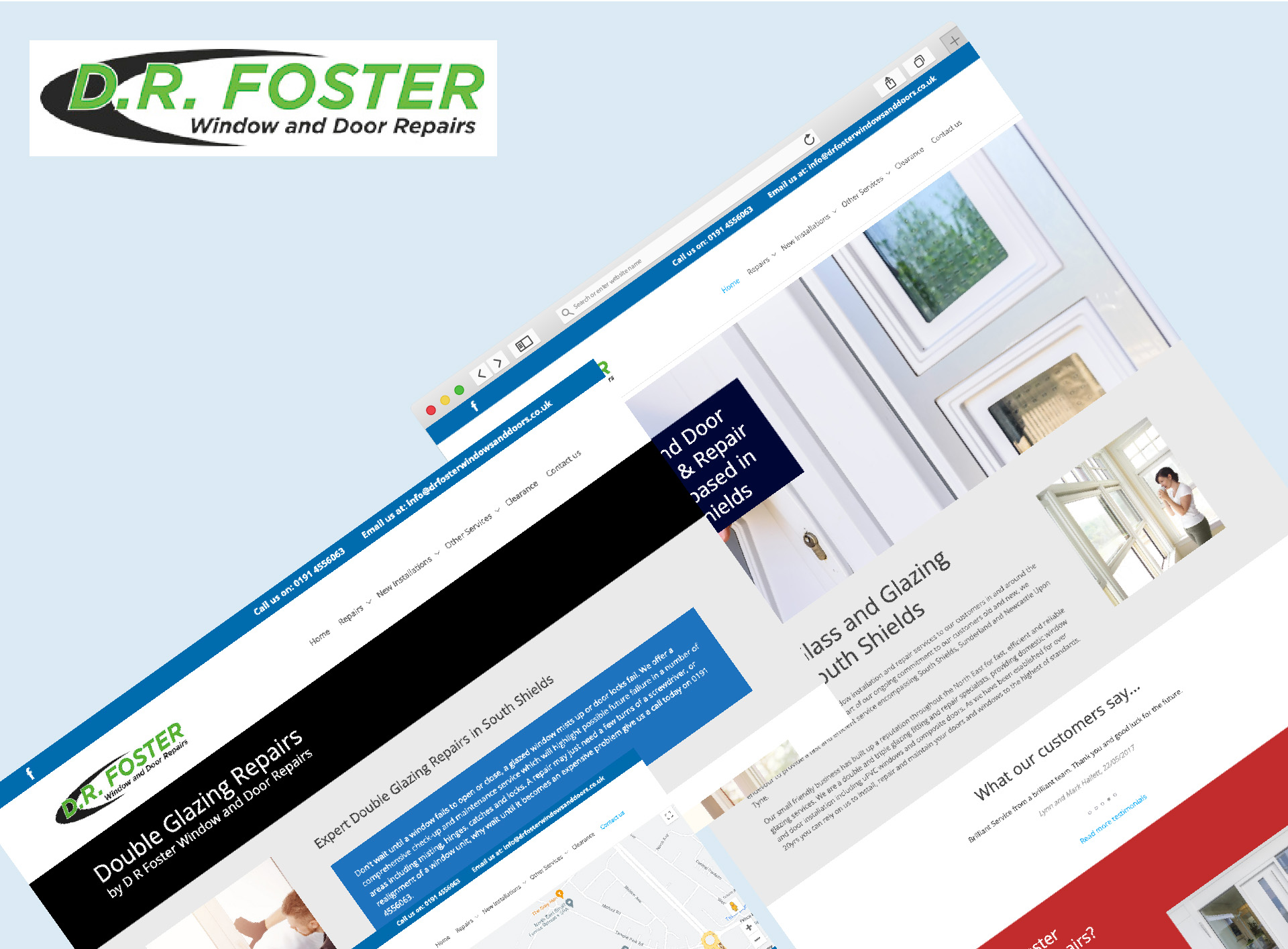 DR Foster Windows and Doors Portfolio Image Internal Page Layout